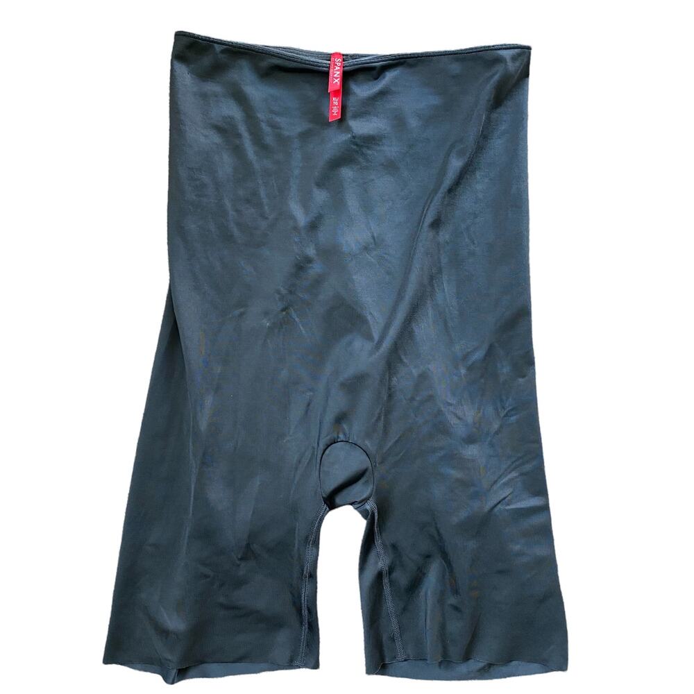 NWOT Spanx by Sara Blakely High Waist Mid Thigh Shaper Short Charcoal Gray
